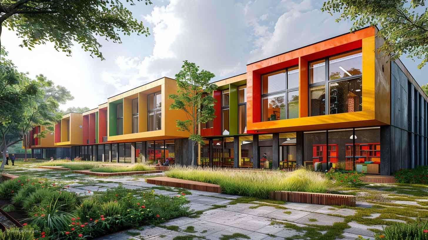 Aussenansicht_eines_architektonisch_modern_gestalteten_Kindergartens_v1